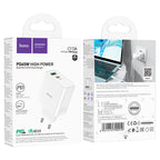Wall charger “C113A Awesome” PD65W + QC3.0 EU cable set