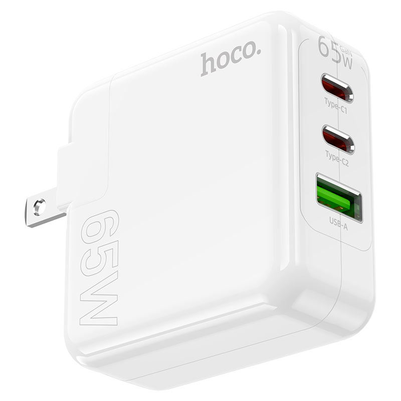 Wall charger “C115 Header” PD65W + QC3.0 US cable set