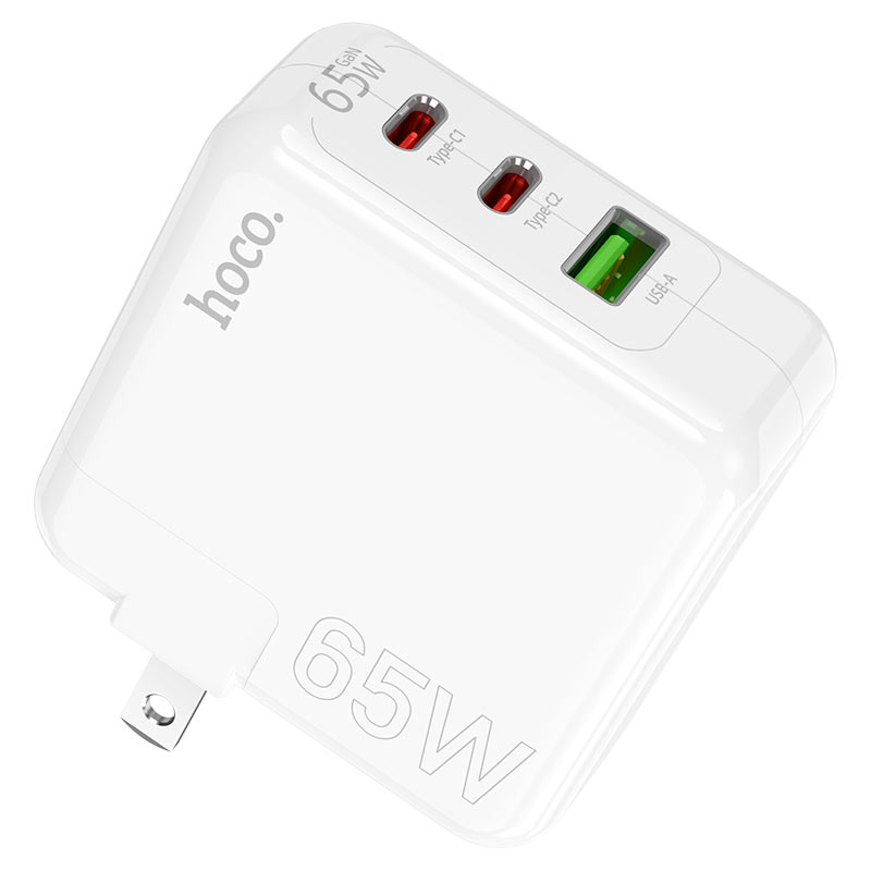 Wall charger “C115 Header” PD65W + QC3.0 US cable set