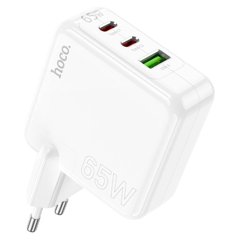 Wall charger “C115A Header” PD65W + QC3.0 EU cable set