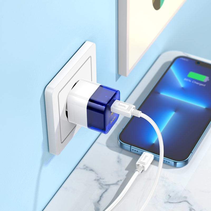 Wall charger “C125A Transparent tribute” PD20W EU cable set