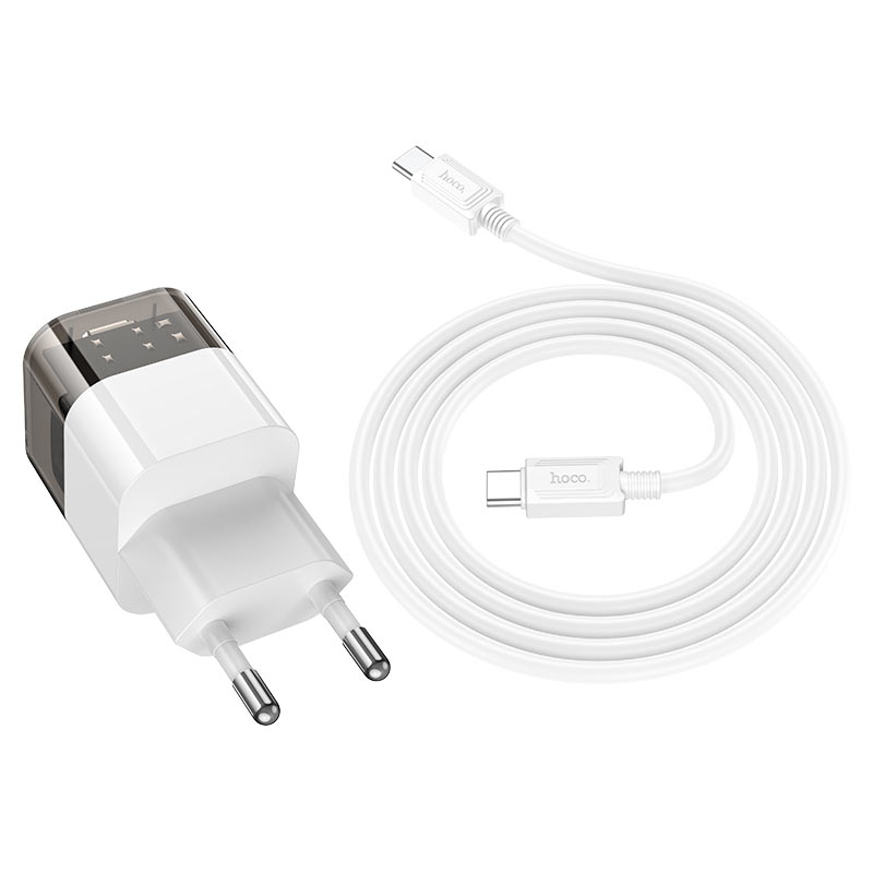 Wall charger “C125A Transparent tribute” PD20W EU cable set