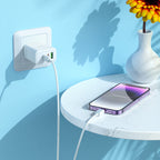 Wall charger “C126 Pure power” 40W PD20W + QC3.0 US cable set