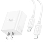 Wall charger “C126 Pure power” 40W PD20W + QC3.0 US cable set