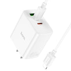Wall charger “C126 Pure power” 40W PD20W + QC3.0 US cable set