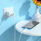 Wall charger “C126 Pure power” 40W PD20W + QC3.0 US cable set