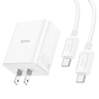 Wall charger “C126 Pure power” 40W PD20W + QC3.0 US cable set