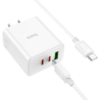 Wall charger “C126 Pure power” 40W PD20W + QC3.0 US cable set