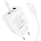 Wall charger “C126A Pure power” 40W PD20W + QC3.0 EU cable set