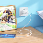 Wall charger “C126A Pure power” 40W PD20W + QC3.0 EU cable set
