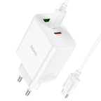 Wall charger “C126A Pure power” 40W PD20W + QC3.0 EU cable set