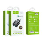 Wall charger “C12Q Smart” QC3.0 EU single USB set with cable