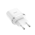 Wall charger “C12Q Smart” QC3.0 EU single USB set with cable