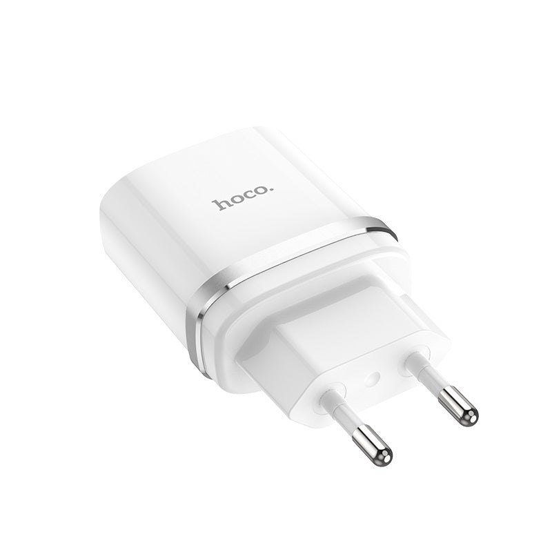 Wall charger “C12Q Smart” QC3.0 EU single USB set with cable