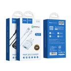 Wall charger “C12Q Smart” QC3.0 EU single USB set with cable