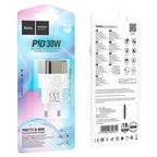 Wall charger “C131A Platinum” PD30W + QC3.0 EU cable set