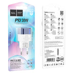 Wall charger “C131A Platinum” PD30W + QC3.0 EU cable set