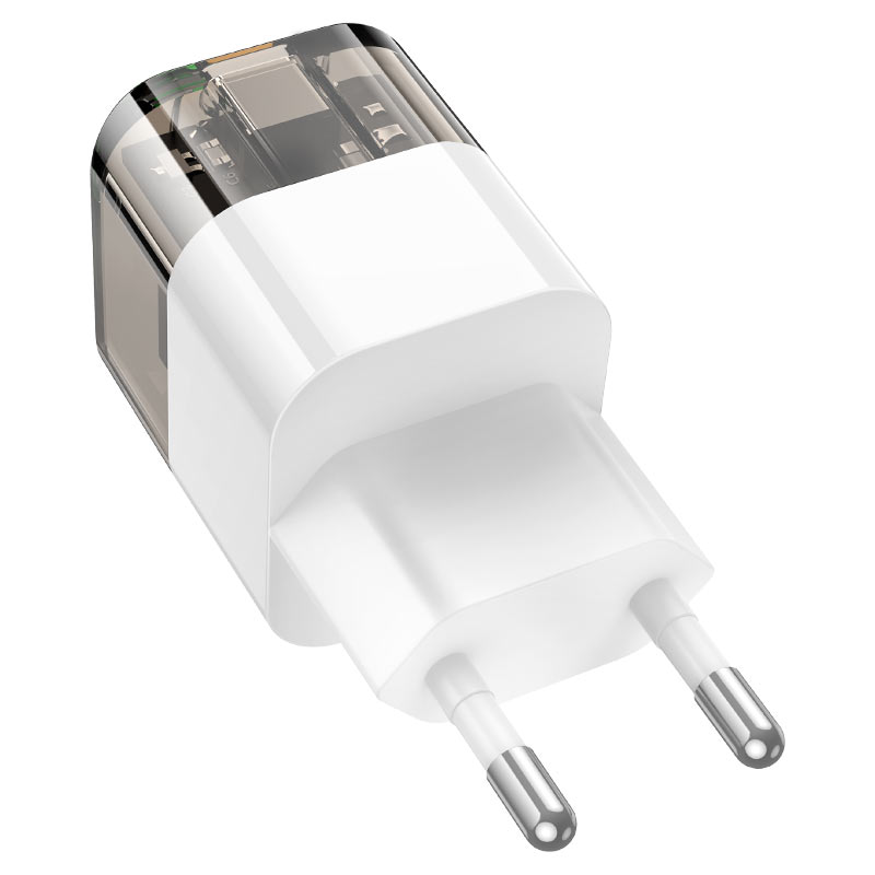 Wall charger “C131A Platinum” PD30W + QC3.0 EU cable set