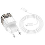 Wall charger “C131A Platinum” PD30W + QC3.0 EU cable set