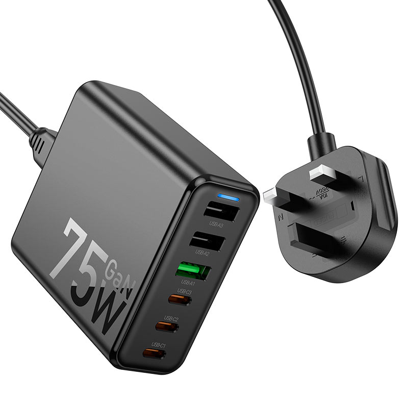 Charging station “C133B Earl” 75W PD45W + QC3.0 UK