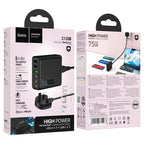 Charging station “C133B Earl” 75W PD45W + QC3.0 UK