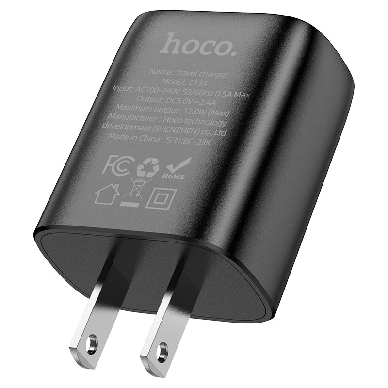 Wall charger “C134 Solid” US cable set