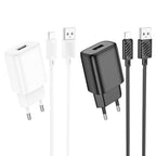 Wall charger “C134A Solid” EU cable set