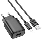 Wall charger “C134A Solid” EU cable set