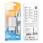Wall charger “C134A Solid” EU cable set