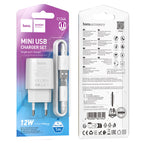 Wall charger “C134A Solid” EU cable set
