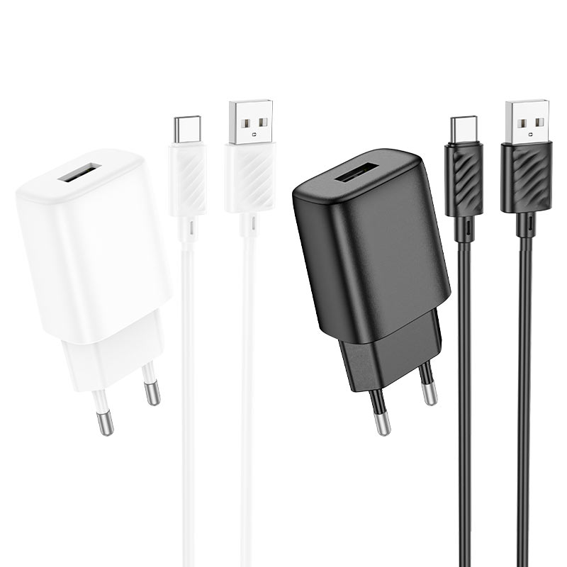 Wall charger “C134A Solid” EU cable set