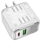 Wall charger “C135 Rock” PD20W + QC3.0 US cable set
