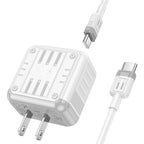 Wall charger “C135 Rock” PD20W + QC3.0 US cable set