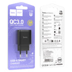 Wall charger “C140A Smart” QC3.0 EU cable set