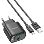 Wall charger “C140A Smart” QC3.0 EU cable set