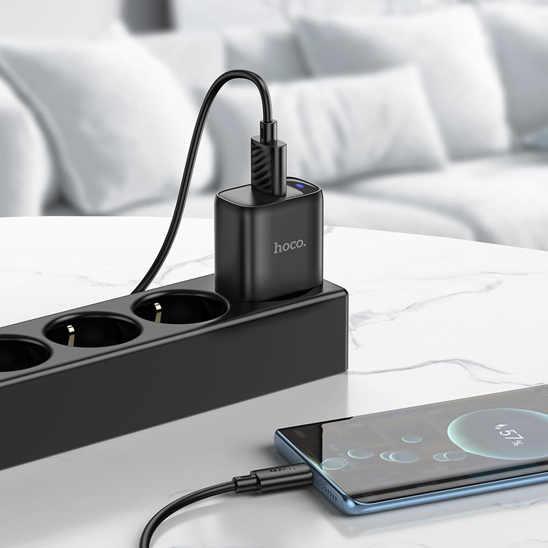 Wall charger “C140A Smart” QC3.0 EU cable set