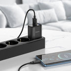 Wall charger “C140A Smart” QC3.0 EU cable set