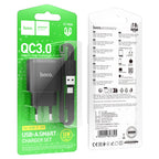 Wall charger “C140A Smart” QC3.0 EU cable set
