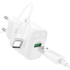 Wall charger “C140A Smart” QC3.0 EU cable set