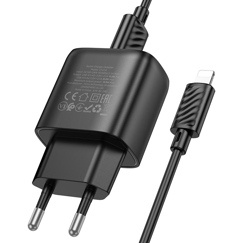 Wall charger “C141A Smart” EU cable set