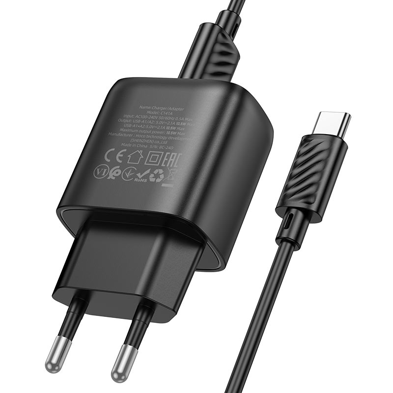 Wall charger “C141A Smart” EU cable set