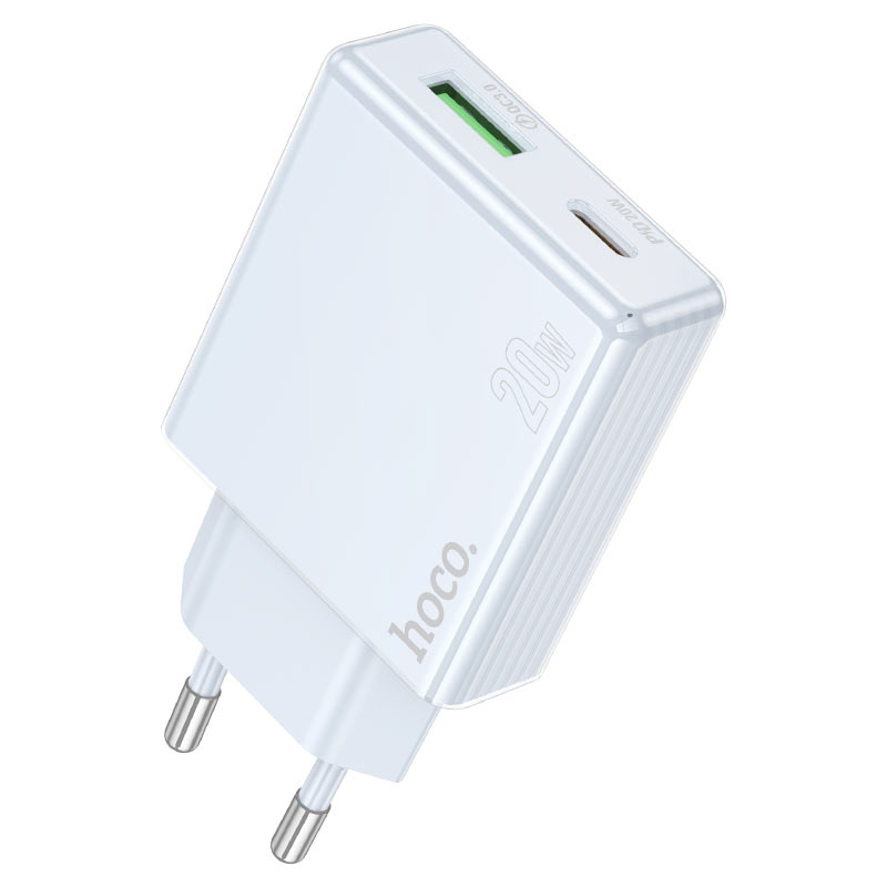 Wall charger “C142A Direct” PD20W + QC3.0 EU cable set