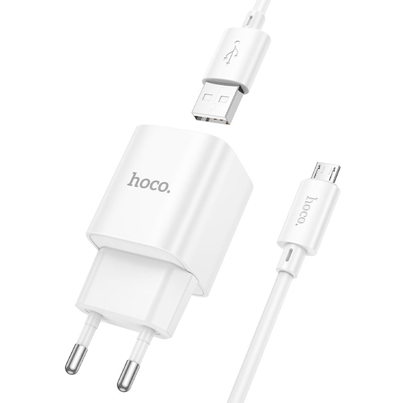 Wall charger “C145A Charm” QC3.0 EU cable set
