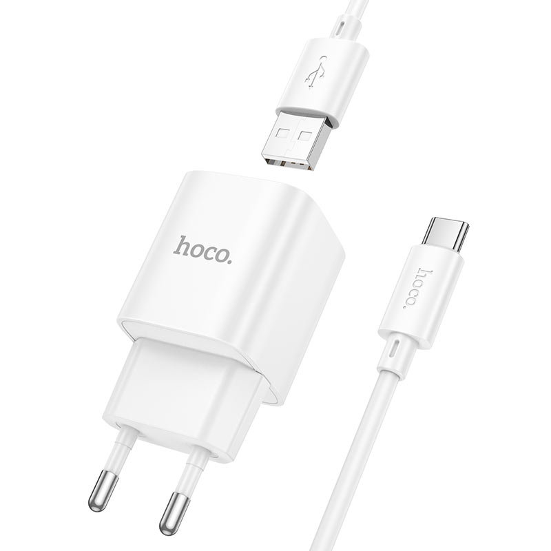 Wall charger “C145A Charm” QC3.0 EU cable set