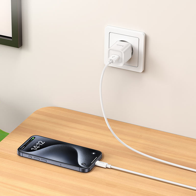 Wall charger “C145A Charm” QC3.0 EU cable set
