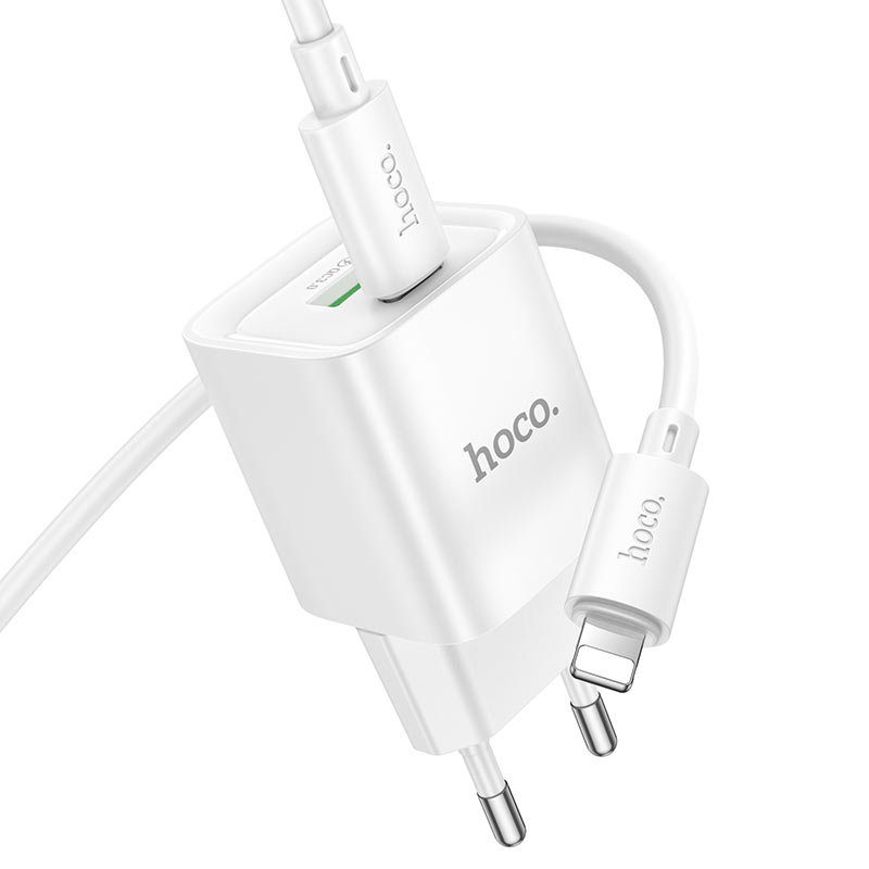 Wall charger “C147A Charm” PD20W + QC3.0 EU cable set