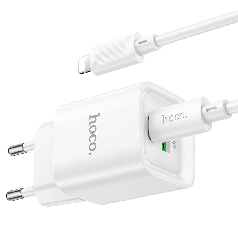 Wall charger “C147A Charm” PD20W + QC3.0 EU cable set
