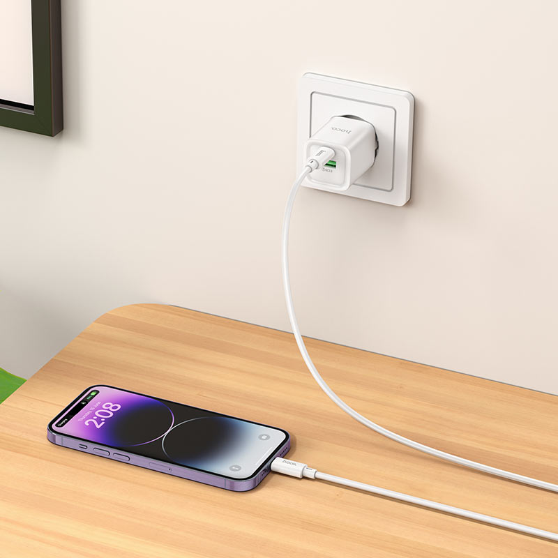 Wall charger “C149A Charm” PD30W + QC3.0 EU cable set