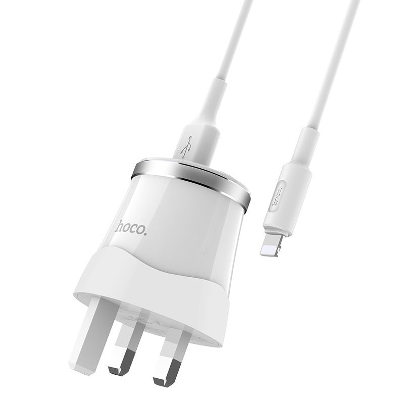 Wall charger “C37B Dignity” single USB set with cable UK