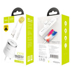 Wall charger “C37B Dignity” single USB set with cable UK